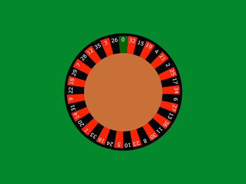 Ethereum roulette screenshot