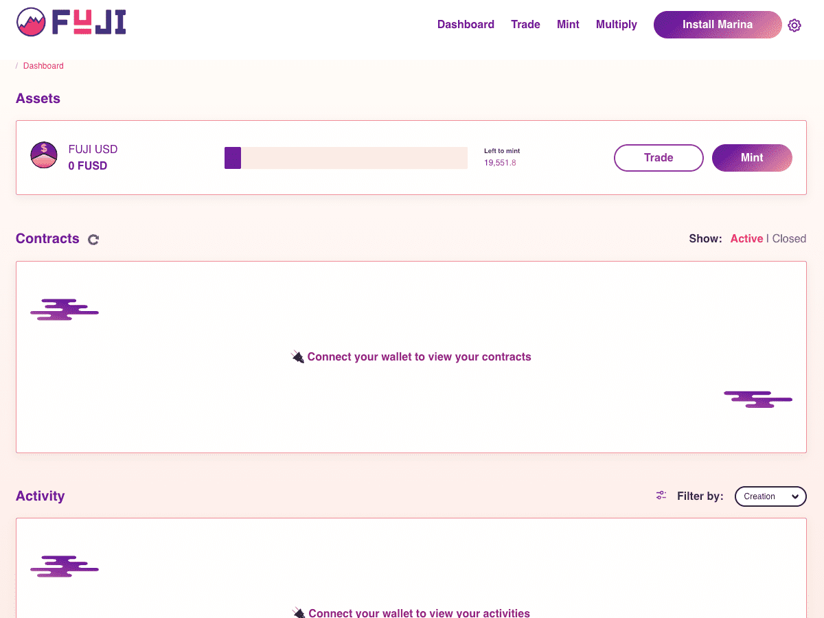 Fuji website screenshot